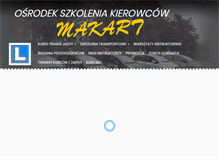 Tablet Screenshot of makart.pl